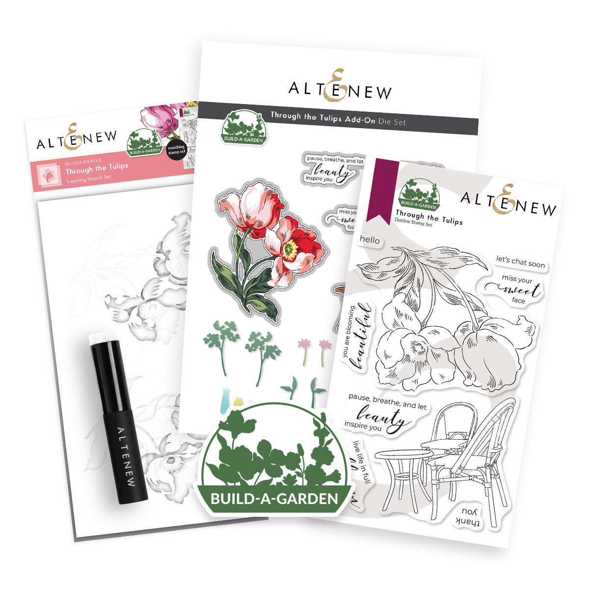 Altenew - Build-A-Garden: Through the Tulips & Add-on Die Bundle Altenew - Build-A-Garden: Through the Tulips & Add-on Die Bundle