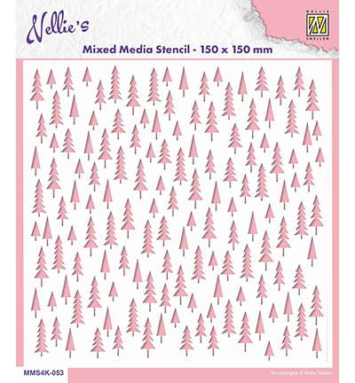 Nellie Choice Stencil - Christmas Trees