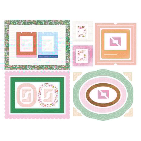 Spellbinders - Breakfast in Bed Chipboard Frames & Corners