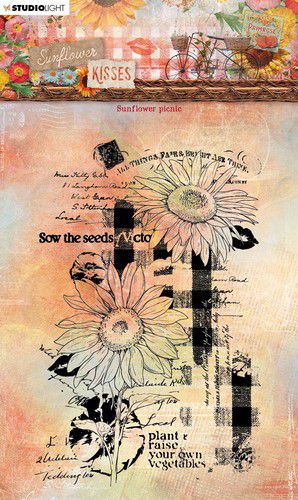Studio Light Clear Stamp Sunflower Kisses nr.437
