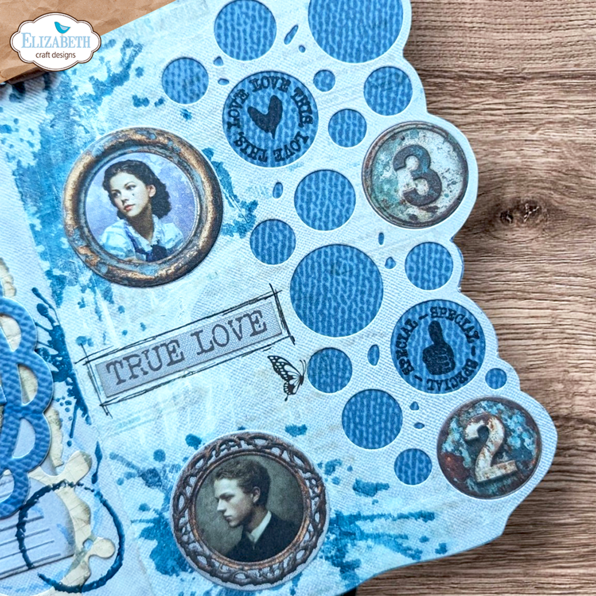 Elizabeth Craft - Beautifully Worn Die All Around Circles by Devid Roodenburg