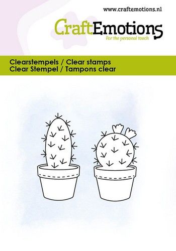CraftEmotions clearstamps 6x7cm - Kaktus 3