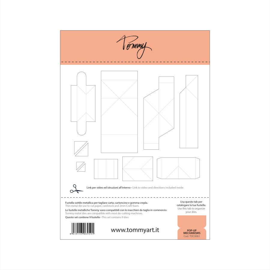 Tommy fustella – Pop-up mechanism ® – Bonus digitali