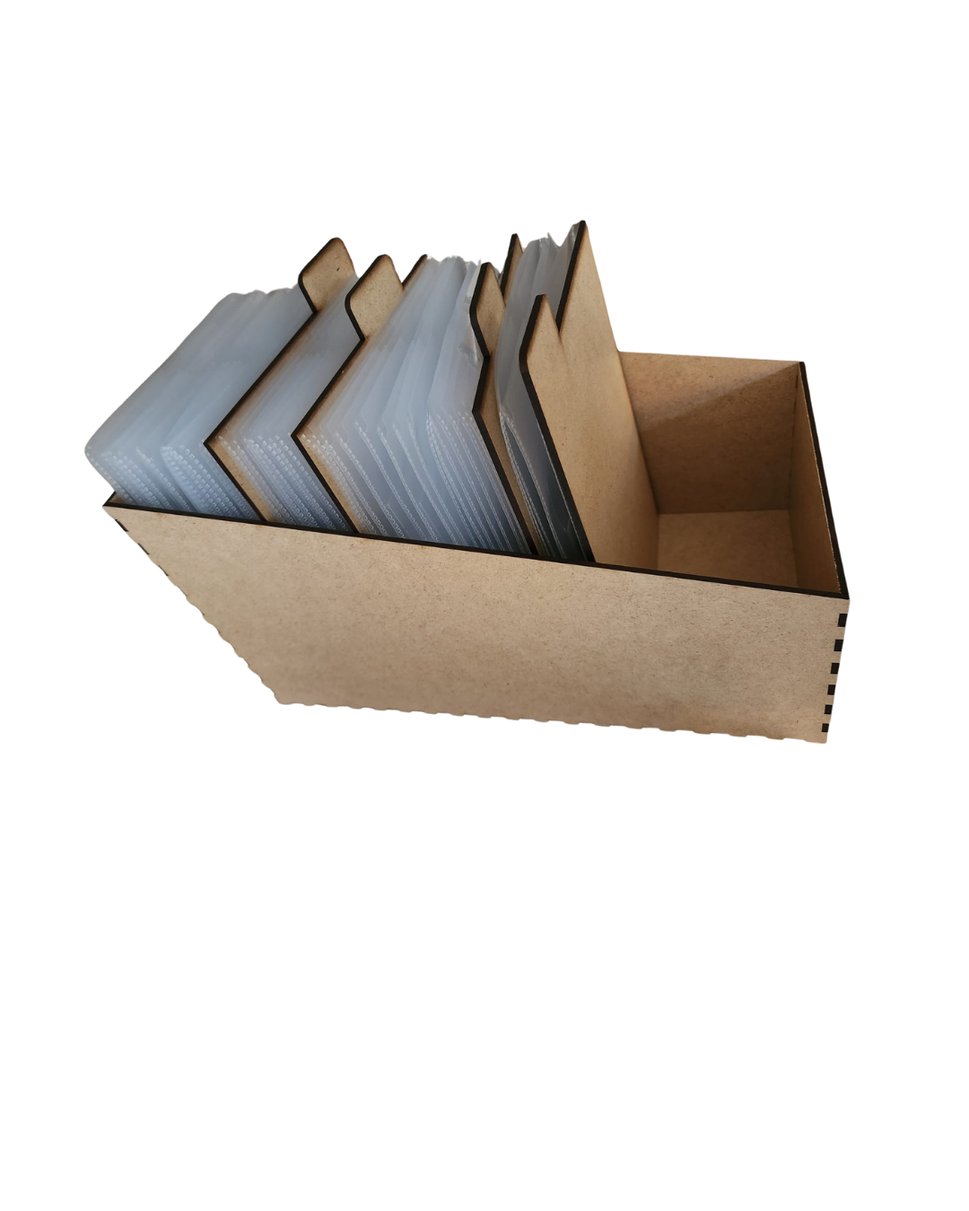 BOX für Stempel / Stanzen mit 50 Hüllen + 4 Tabs