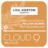 Lisa Horton Crafts Cloud 9 Matt Blending Ink Pad - Wild Tulip, Picked By William Morris