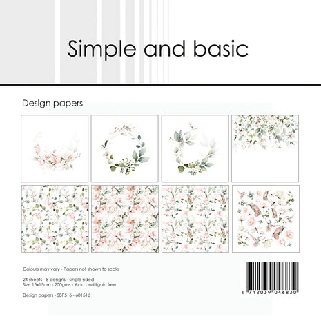 Simple and Basic - Soft Spring 6x6 Inch Paper Pack