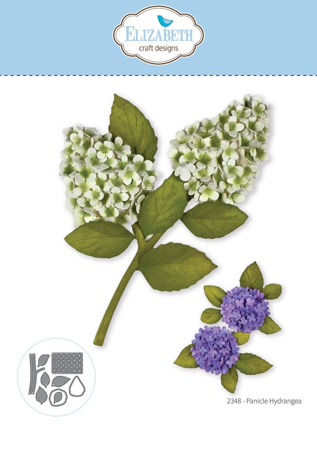 Elizabeth Craft  - Beautiful Blooms Die Panicle Hydrangea by Paper Flowers