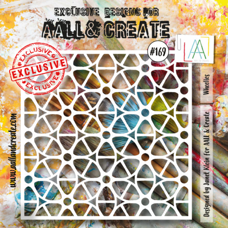 AALL & Create - Stencil 6x6 Inch Wheelies
