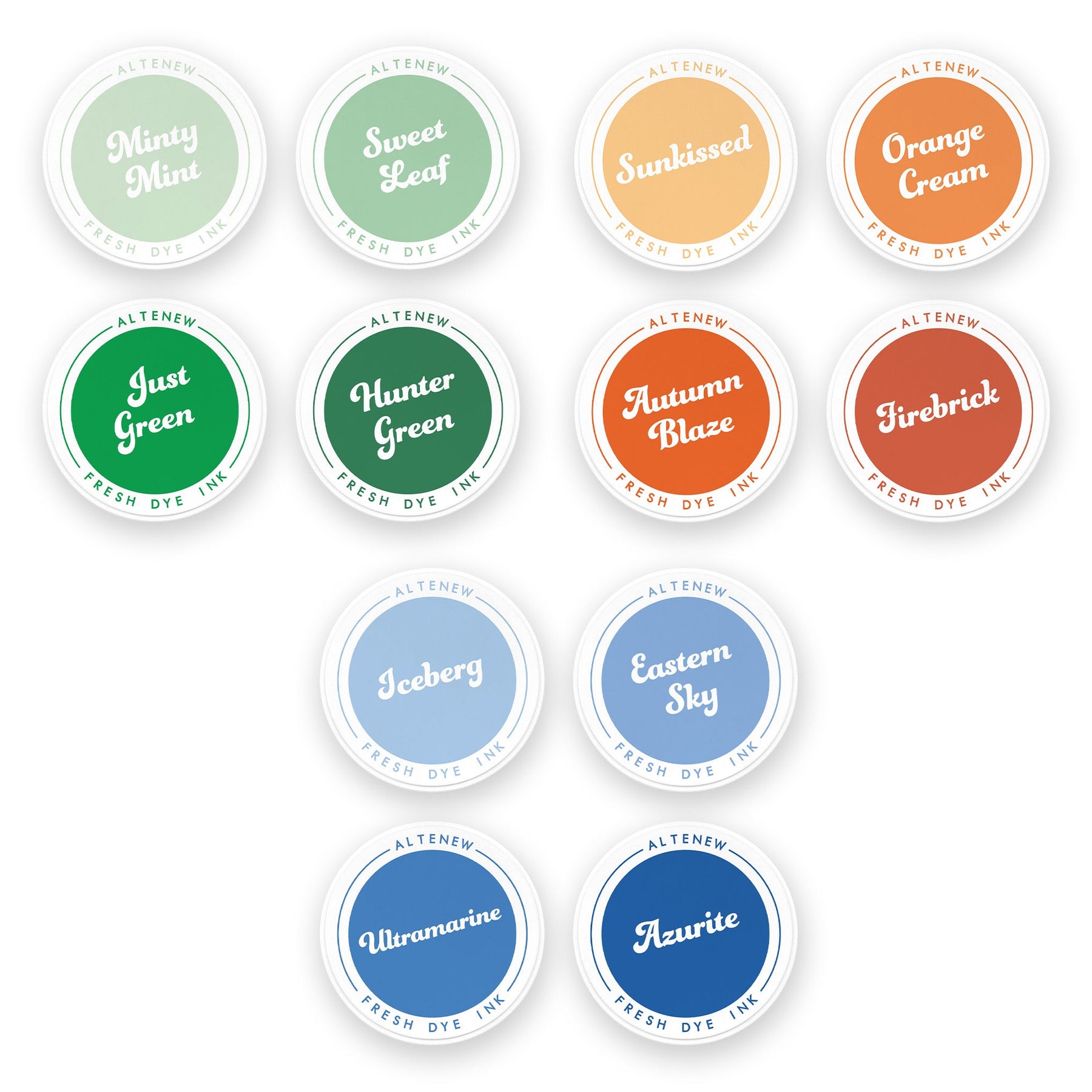 Altenew - Sunkissed Serenity Fresh Dye Ink Bundle Altenew - Sunkissed Serenity Fresh Dye Ink Bundle