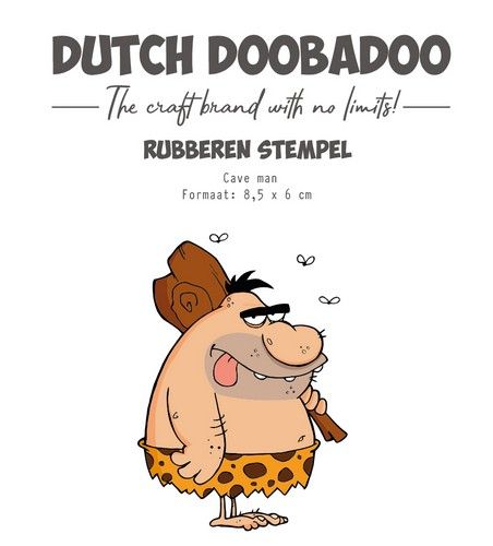 Dutch Doobadoo Rubber stempel Cave man Dutch Doobadoo Rubber stempel Cave man
