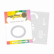 Waffle Flower- Postage Cake Slice Die-n-stencil