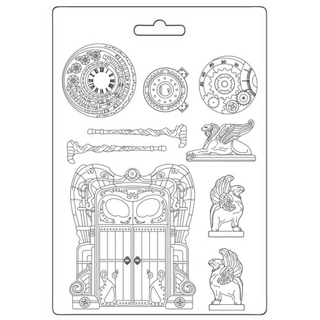 stamperia-magic-forest-soft-mould-a4-door-and-elem