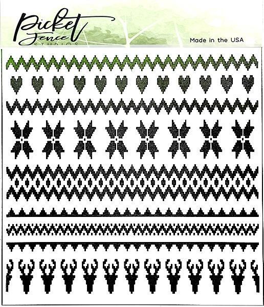 picket-fence-studios-arctic-winter-6x6-inch-stenci picket-fence-studios-arctic-winter-6x6-inch-stenci