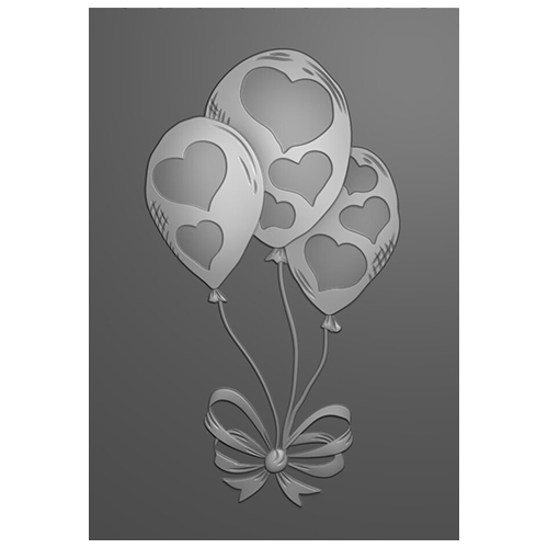 STAMPS BY ME - SIGNATURE WATERCOLOUR HIGH DEFINITION 3D EMBOSSING FOLDER - BIRTHDAY LOVE STAMPS BY ME - SIGNATURE WATERCOLOUR HIGH DEFINITION 3D EMBOSSING FOLDER - BIRTHDAY LOVE