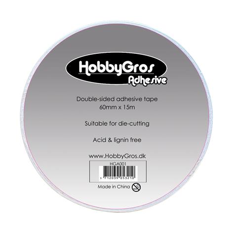 HobbyGros Adhesive "Doublesided Tape - 60mmx15m" HobbyGros Adhesive "Doublesided Tape - 60mmx15m"