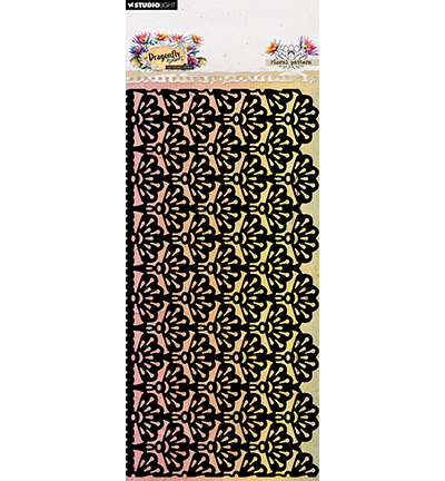 Studio Light - Schmetterlinge, Insekten - Floral pattern Dragonfly Dreams nr. 382