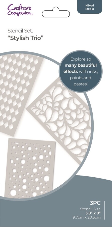 CC - Stencil Set - Stylish Trio