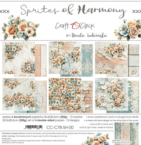 Craft O`Clock - Sprites of Harmony 12x12 Inch Paper Set
