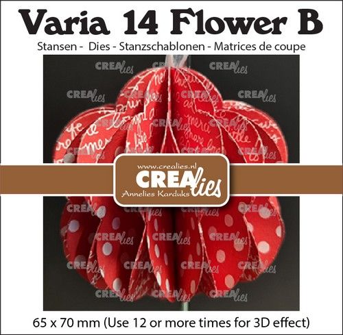 Crealies Varia 3D Blume B
