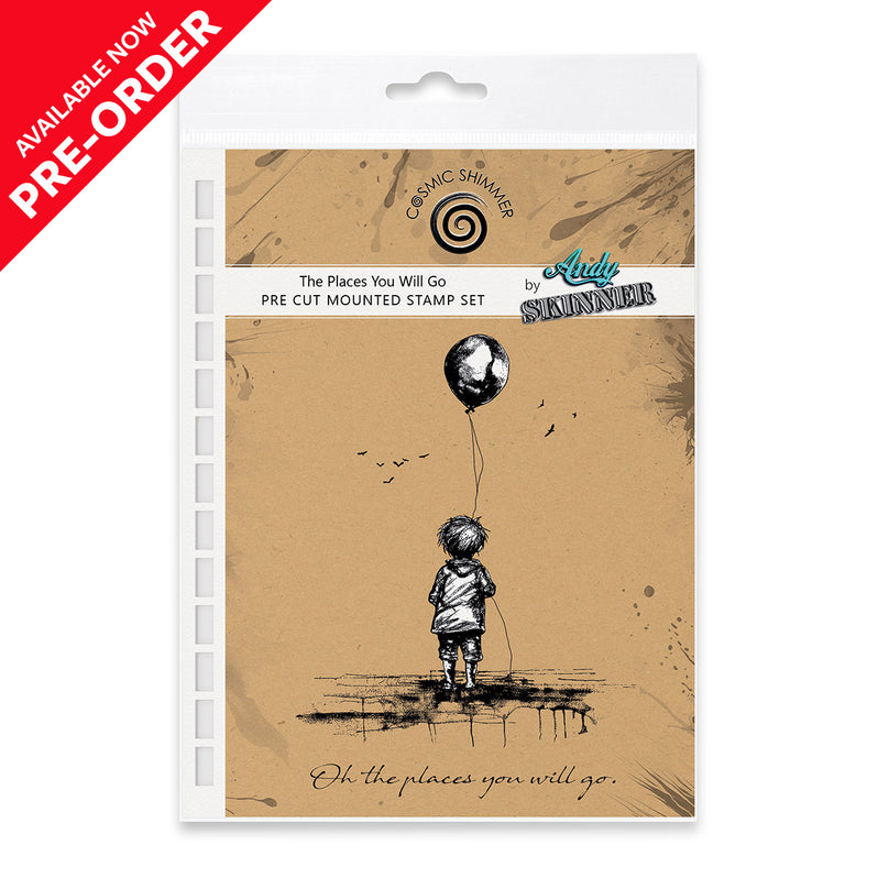 Andy Skinner - The Places You Will Go Pre Cut Rubber Stamp Set 