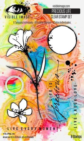 Visible Image - Precious Life A6 Stamp Set  Visible Image - Precious Life A6 Stamp Set