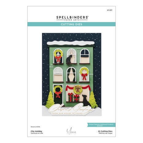 Spellbinders - City Holiday Etched Dies City Holiday