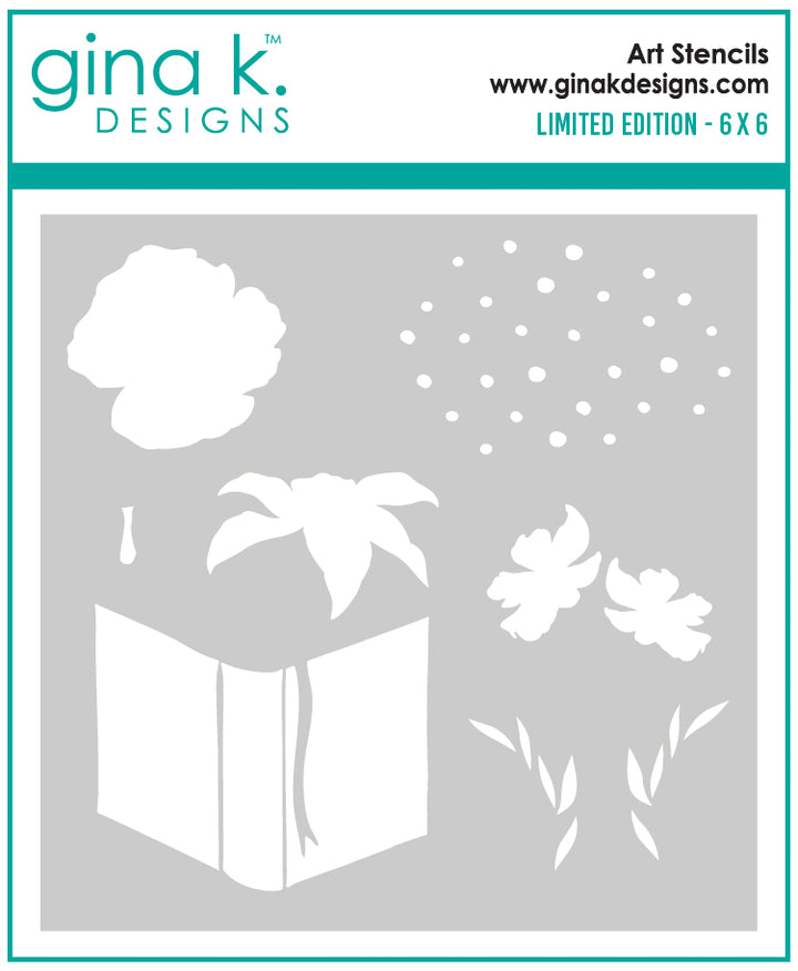 Gina K Designs -  STENCIL- Limited Edition