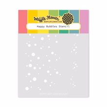 Waffle Flower - Happy Bubbles Stencil