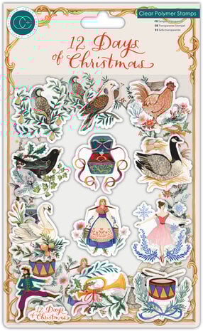 Craft Consortium - 12 Days of Christmas Clear Stamps