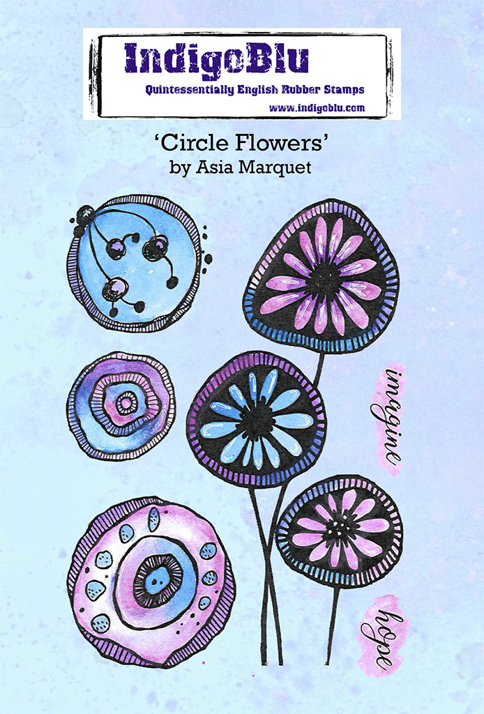 indigoblu-circle-flowers-by-asia-a6-rubber-stamps
