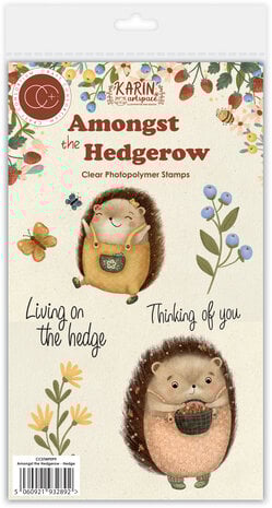 Craft Consortium - Amongst the Hedgerow A6 Clear Photopolymer Stamps Hedge 
