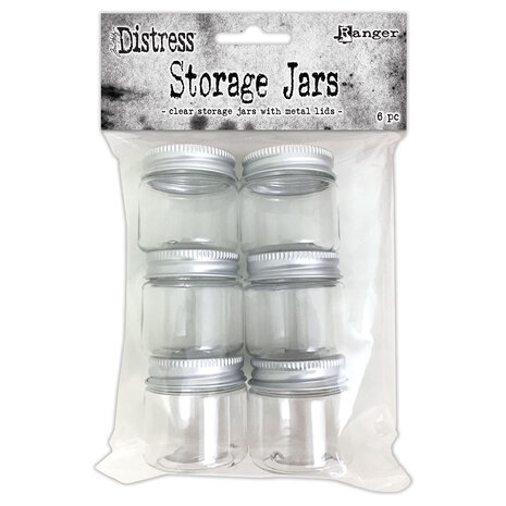 Ranger - Tim Holtz Distress Storage Jars (6pcs) Ranger - Tim Holtz Distress Storage Jars (6pcs)