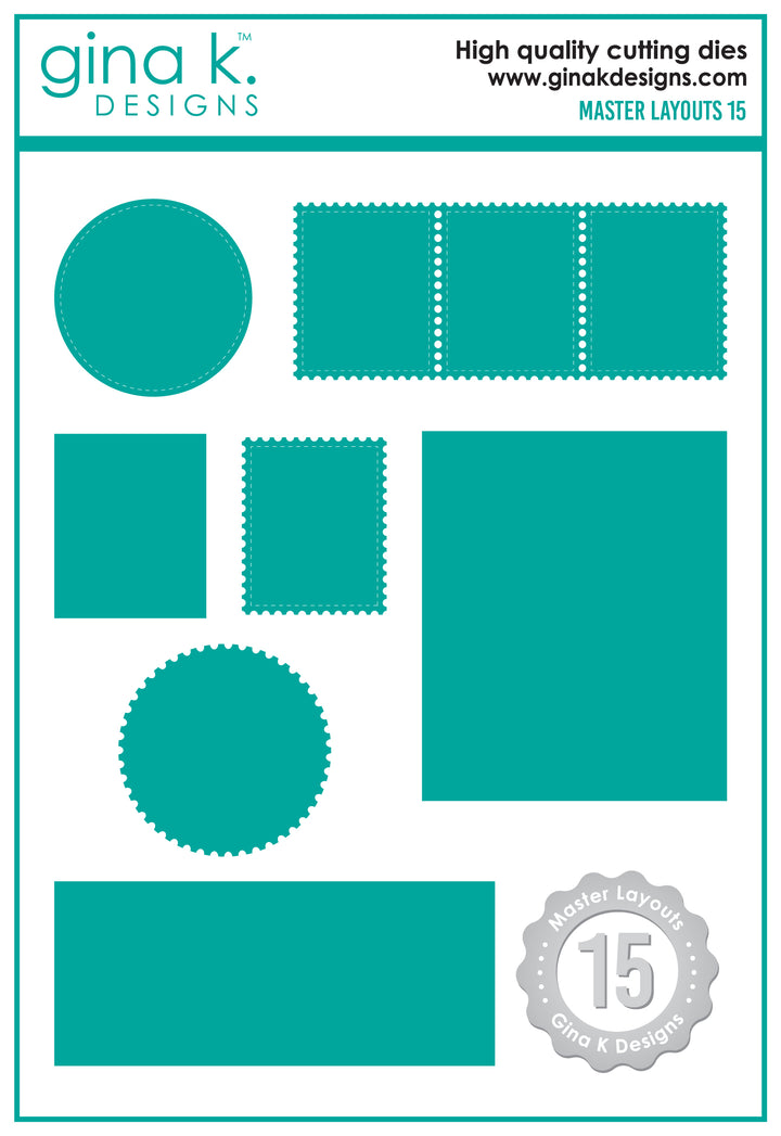 Gina K Designs - DIE- Master Layouts 15  Gina K Designs - DIE- Master Layouts 15