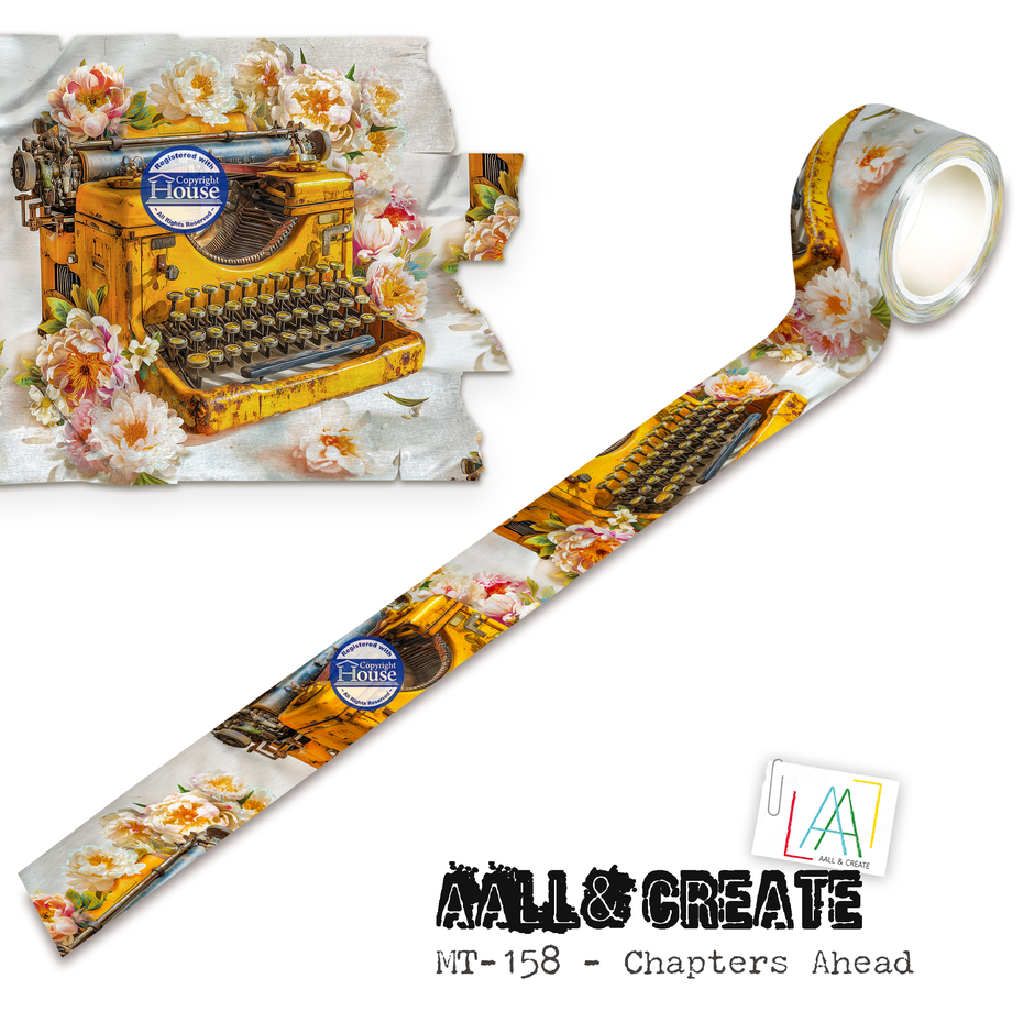 Craft Consortium - Story Ahead 25mm 10m Washi Tape Chapters Ahead by Autour De Mwa & Co
