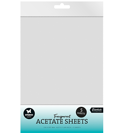 Studio Light Acetate sheets Transparent Consumables nr.13 Studio Light Acetate sheets Transparent Consumables nr.13