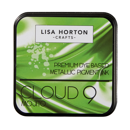 Lisa Horton Crafts Cloud 9 Metallic Ink Pad - Mojito Lisa Horton Crafts Cloud 9 Metallic Ink Pad - Mojito