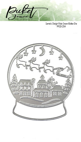 picket-fence-studios-santas-sleigh-ride-snow-globe