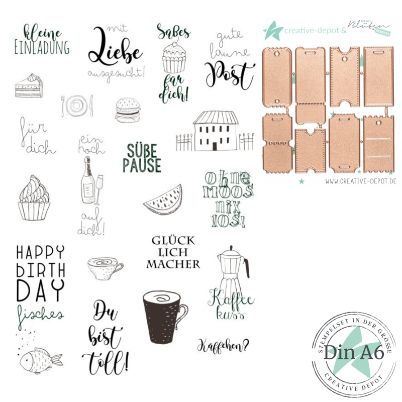 Creative Depot - Bundle - Kleine Glücklichmacher & Label Tickets 