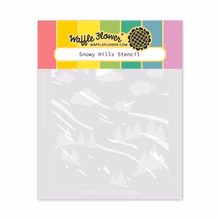 Waffle Flower - Snowy Hills Stencil