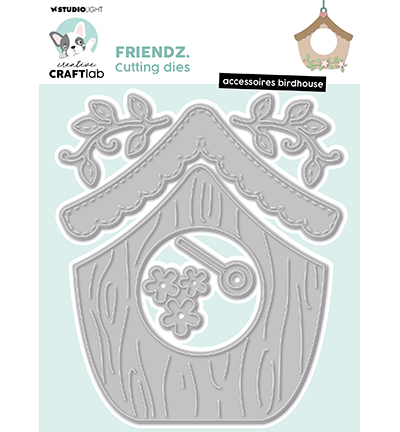 Craftlab - Accessoires birdhouse Friendz nr.897 Craftlab - Accessoires birdhouse Friendz nr.897