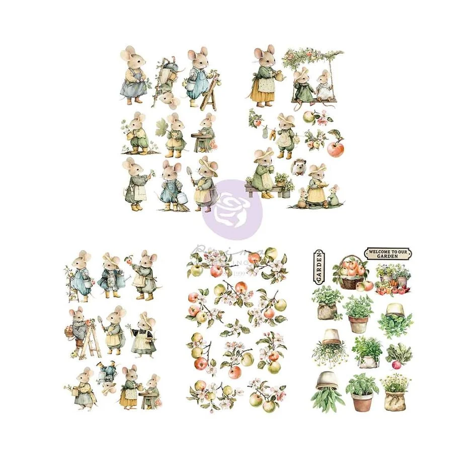 Prima Marketing - Homegrown Stickers (5pcs) by The 3 Girls Tale