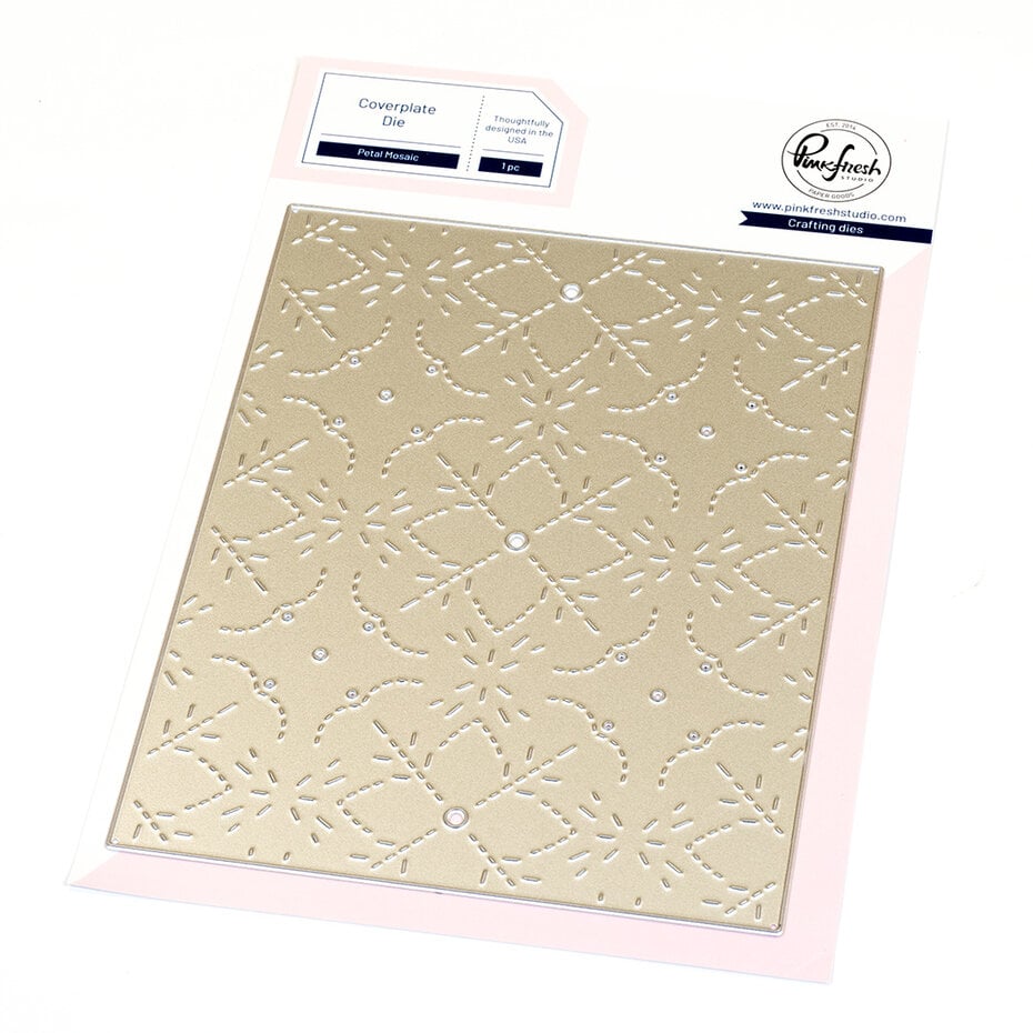 Pinkfresh - Artful Foundations Coverplate Die Petal Mosaic