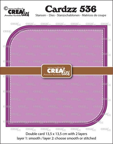 Crealies Cardzz Doppelte quadratische Karte