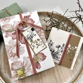 Creative Depot - Designpapier - Gartenblüten - Doppelseitig bedruckt