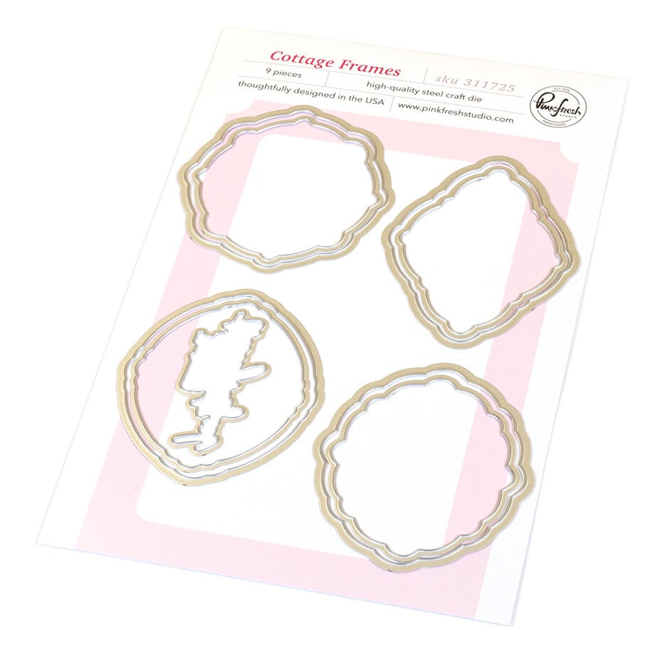 Pinkfresh Studio - Homespun with Heart Die Cottage Frames