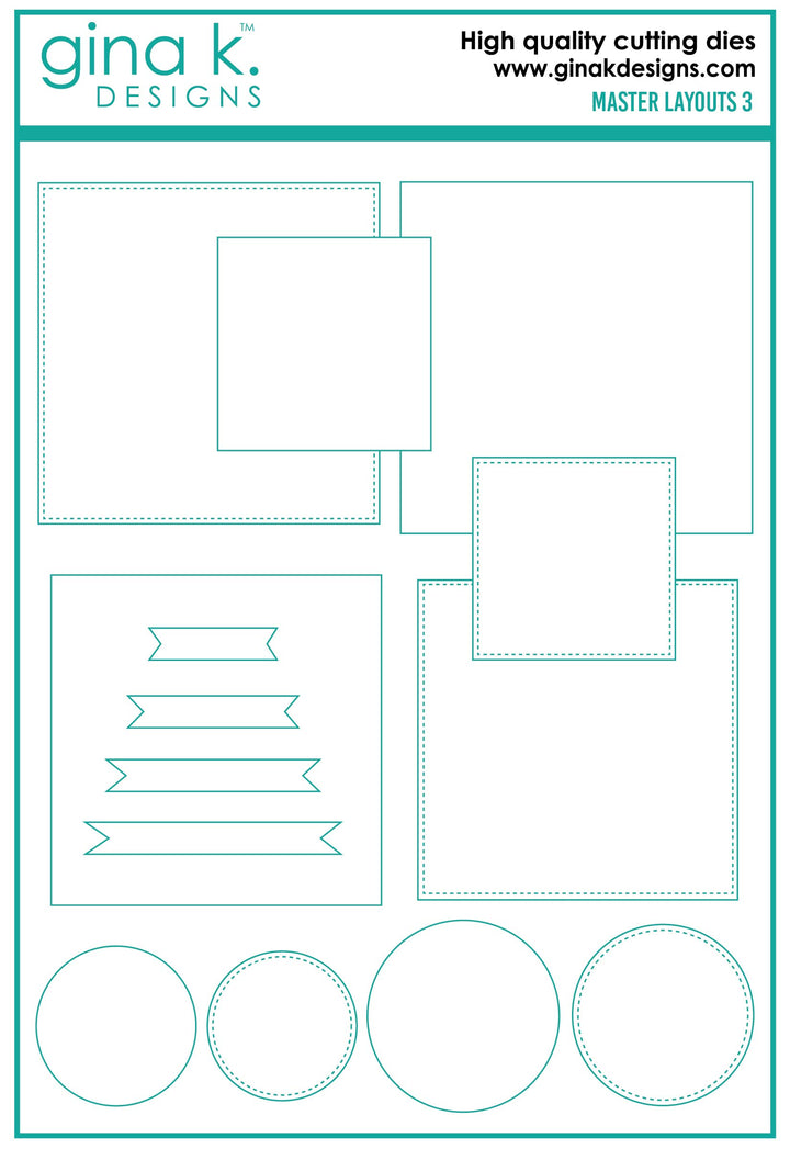Gina K Designs -  DIE- Master Layouts 03 