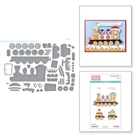 Spellbinders / Stämperia - Cutting Dies Gingerbread Train