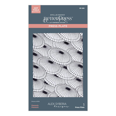 Spellbinders - Spring in Kyoto BetterPress Plate Parasols