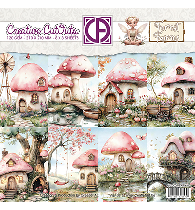 Creatief Art - Paddenstoelhuisjes Forest Fairies