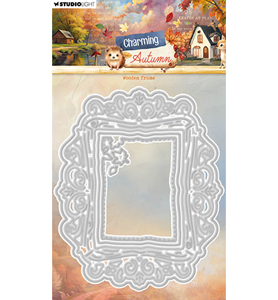 Studio Light Cutting Die - Wooden frame Charming Autumn nr.1036